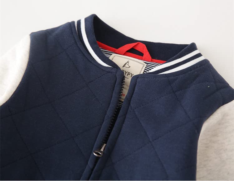 Meufam Toddler Kids Fashion Color Block Baseball Jacket Lightweight Bomber Jacket Coats Varsity Long Sleeve Zip Up Outwear3