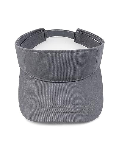 Image of Zylioo XXL Oversize Visor Hat,Large Athletic Cotton Sports Visor,Adjustable Small Solid Color Sun Cap