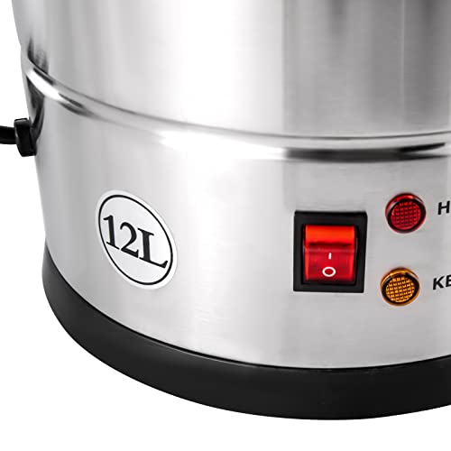 Cafetera Hervidor Eléctrico 12L 110V Acero Inoxidable miniatura 6