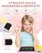 LCD Writing Tablet Kids Toys for 3 Year Old Boys Girls Gifts,8.5 Inch Doodle Board Drawing Pad Gifts for Kids,Toddler Educational Toys for 3 4 5 6 7 Years Old Boys and Girls Pink