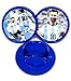 Messi Soccer Cupcake Toppers Birthday Decorations Party Favors Rings Party Supplies for Cupcakes, Cakes, Cookies and Doughnuts - Package of 24