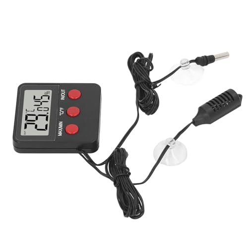 Mini Temperature and Humidity Meter Meter Gauge for Mini Thermohygrometer with Probe Probes Hygrometer Hygrometer Monitor Incubator Hygrometer Household Measuring Meter Rectal