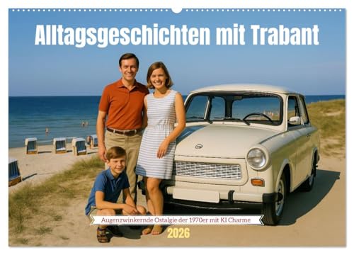 Alltagsgeschichten mit Trabant (Wandkalender 2026 DIN A2 quer), CALVENDO Monatskalender: Ein fröhlicher Ossi Kalender für alle, die in den 1970ern mit dem Trabi unterwegs waren (CALVENDO Mobilitaet) Alltagsgeschichten mit Trabant (Wandkalender 2026 DIN A2 quer), CALVENDO Monatskalender: Ein fröhlicher Ossi Kalender für alle, die in den 1970ern mit dem Trabi unterwegs waren (CALVENDO Mobilitaet)