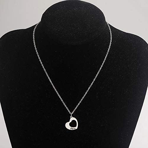 BAUNA - Collana con ciondolo a forma di cuore per