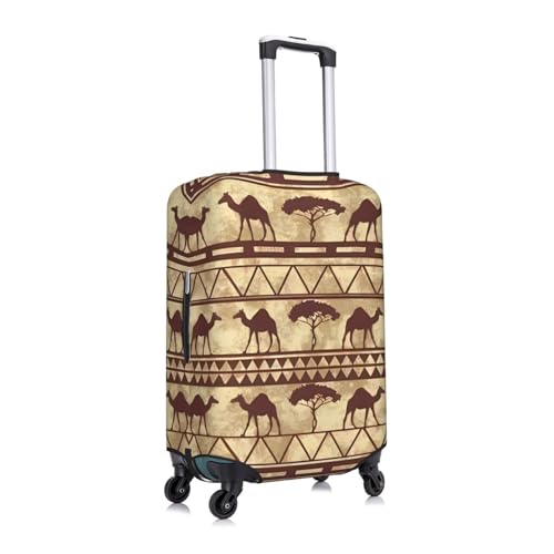 Ethnic Retro Travel Luggage Cover Suitcase Protector Bag,Double-Sided Printed Fits 18-32 Inch Luggage,Suitcase Sleeve For Kid And Adult,X-Large3