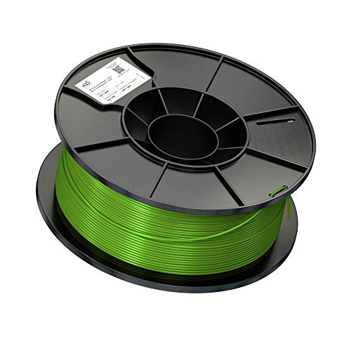 KD Essentials - PLA filament 1,75 mm - 1 kg rol (voor 3D-printer of pen, zuivere wikkeling, vacuümverpakking) – groene