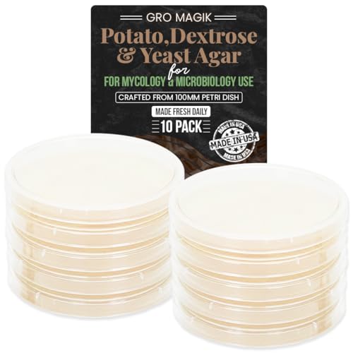 Gro Magik Sterile Potato Dextrose Yeast Agar Petri...