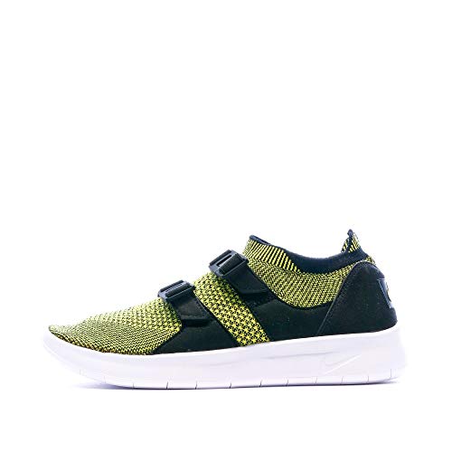 Nike Baskets Jaune/Noir Femme Air Sockracer Flyknit