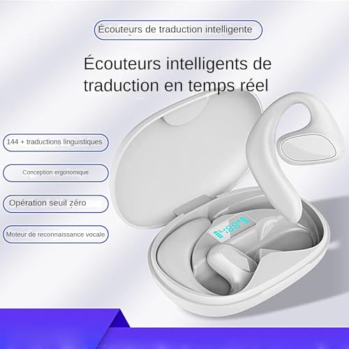 Écouteurs traducteurs haut de gamme 144 langues traduction instantanée