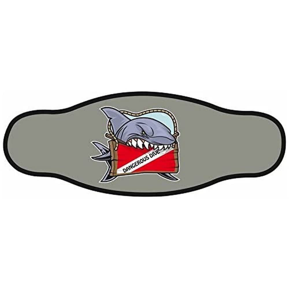 Cinturino In Neoprene Per Maschera Subacquea - Con Bandiera E Doppio Velcro - Foto 8