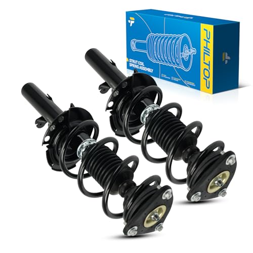 Image of PHILTOP Front Complete Struts Shocks Assembly Shocks Absorbers 172907 /172908 Compatible with 2013-2018 Ford Focus
