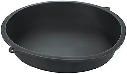 Forma para Bolo Redonda de Silicone Antiaderente | Assadeira Flexível 24cm | Molde Reutilizável para Forno e Micro-ondas | Fácil de Desenformar