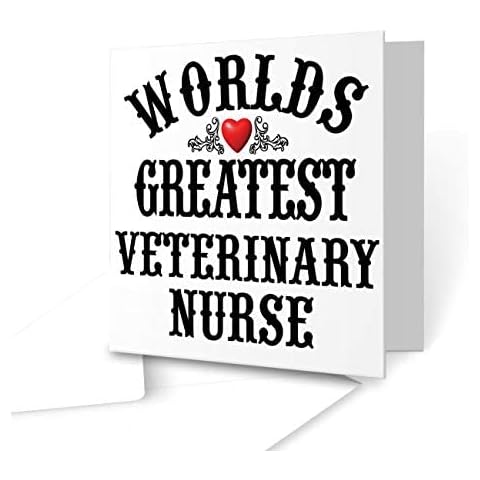 The Victorian Printing Co - Veterinary Nurse Greeting Card Cover