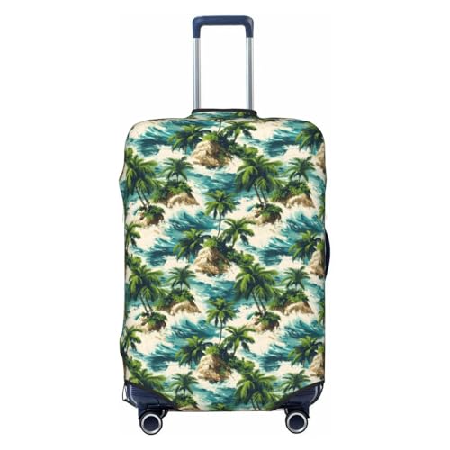 Luggage Cover - Hawaii Small Island Print Travel Suitcase Covers For Luggage, High Elasticity Suit Case Cover Protector Fits 18-32 Inch - Main Image