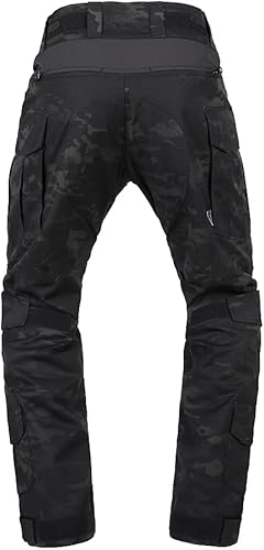 Miniatura 8 de EMERSONGEAR Pantalones de paintball G3 con rodilleras,Camisa táctica de combate para hombres,Militar Ejército Airsoft BDU pantalones al aire libre