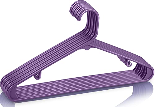 image for Utopia Home Plastic Hangers 30 Pack - Clothes Hanger with Hooks - Dura