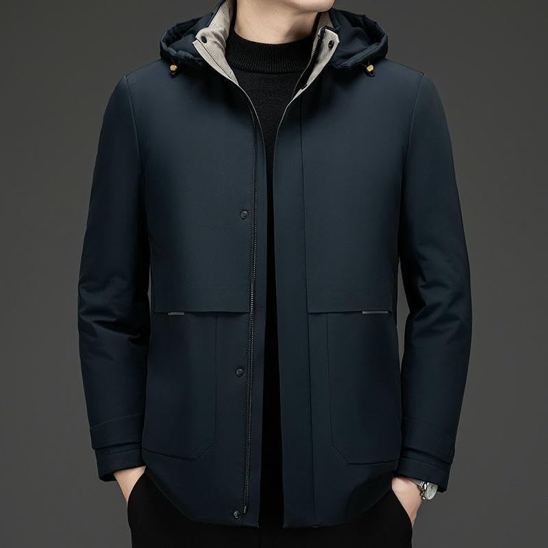 Chaqueta de invierno con forro premium y capucha desmontable estructurada 3