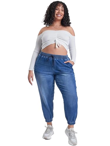 YMI Women's Plus Essential Skinny Jeans4