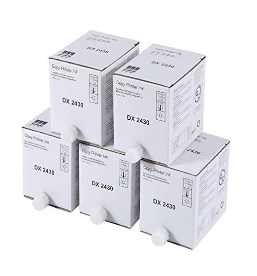VERENA Dx 2430 Black Ink for Rico Compatible Ink for Use in Gestetner Duplicators Copyprinter (Pack of 5) (B0B5X2CD8Q) Amazon Price History, Amazon Price Tracker