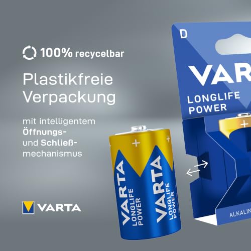 VARTA Batterien D, 4 Stück, Longlife Power, Alkaline Mono-Zelle, 1,5 V – Ansicht 4