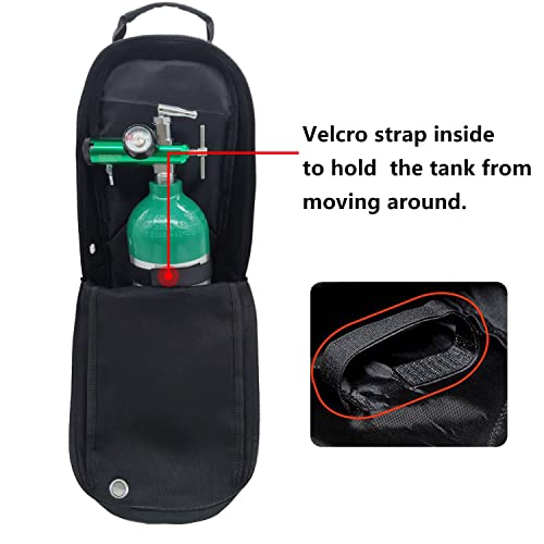 Oxygen Tank Backpack O2 Cylinder Carrying Bag Oxygen Tank Holder Adjustable Fit M2, M4, Ml6, M9, M6, Md-Black Color (Black) #TOP4