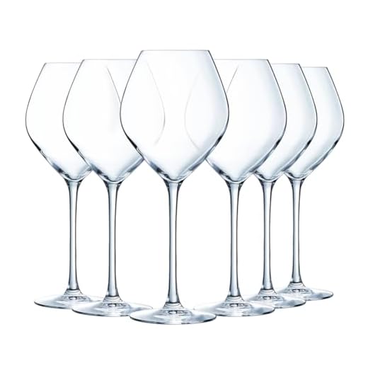 Chef&Sommelier Cheer Up - Juego de 6 copas de vino tinto (55 cl), diseño moderno y elegante, resistencia al agua estándar