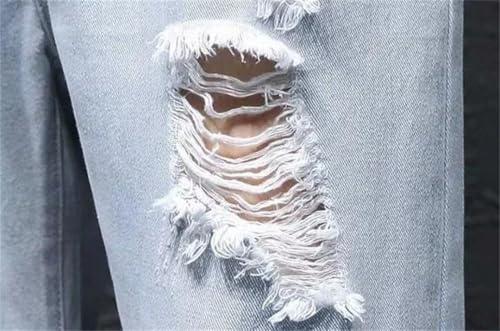 Men Cropped Tight Pipe Work Wear Skinny Trousers Cowboy Pants Slim Fit Jeans2