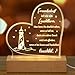 Fiada Beste Freundin Geschenke f&uuml;r Frauen LED Lampe Acryl Nachtlicht Inspirierende Danke Geschenke Abschiedsgeschenk Abschluss Freundin Geburtstag Freundschaft (Freundschaft)