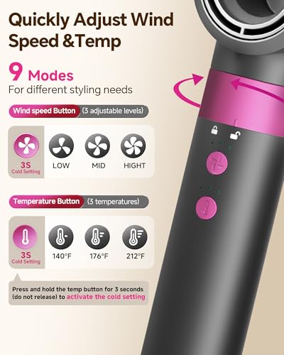 WindBlow 5 in 1 Hair Dryer Brush WindBlow Magic Styler MS D13A-3 の商品画像 7