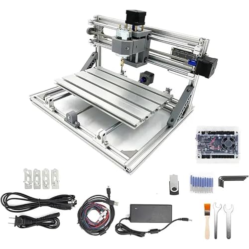 RATTMMOTOR 3018 CNC Fräsmaschine, 3 Achsen CNC Fräse-/Graviermaschine GRBL Steuerung CNC Graviermaschine 400x330x240mm,ER11 für PVC PCB Holzschnitzen DIY Gravieren