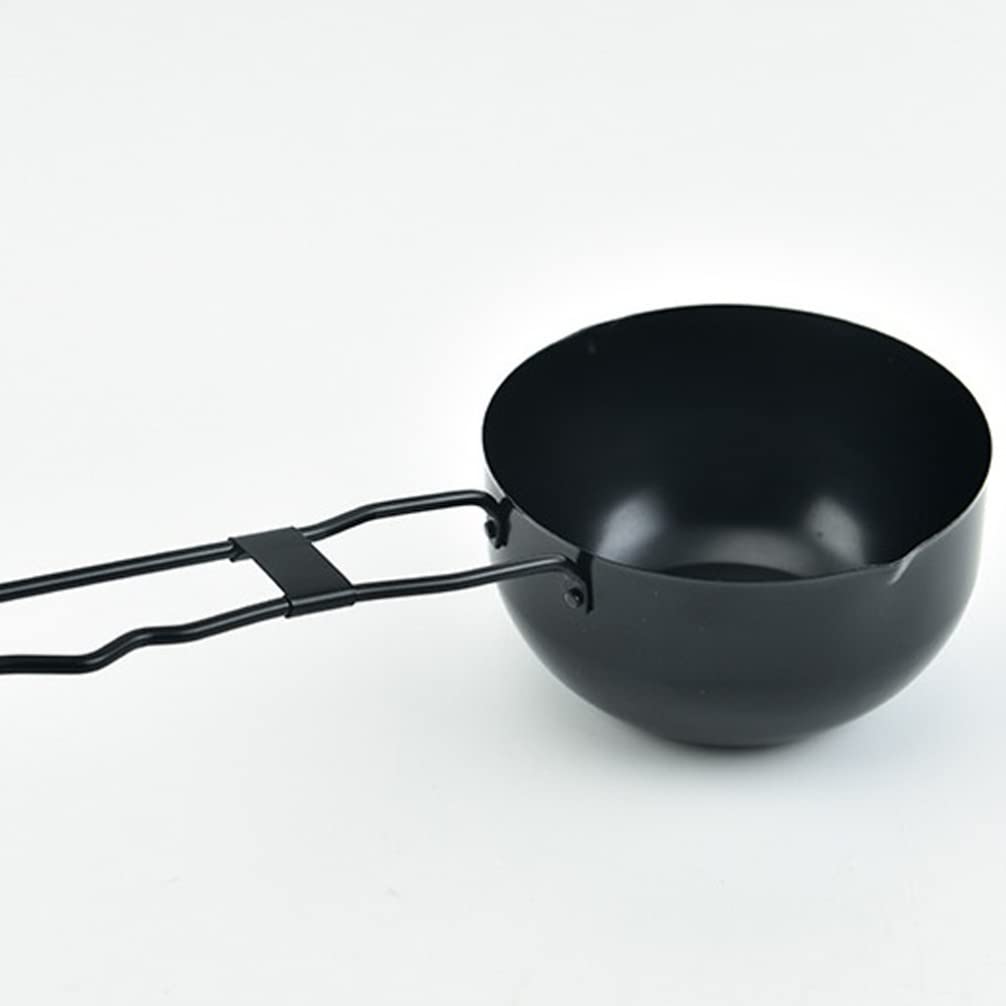 Garnek na mleko rondel garnek do zupy: rondel ze stali nierdzewnej mały garnek do gotowania tygiel z uchwytem do steków jajko smażony ryż ramen płatki owsiane zupa czekoladowe cukierki jedzenie