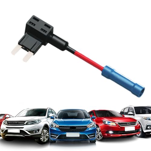 Adaptador de fusible de automóvil, agregue un grifo de fusible de circuito - Grifo de fusible adaptador de fusible - Enchufe de fusible de automóvil de bajo perfil, conector de reemplazo