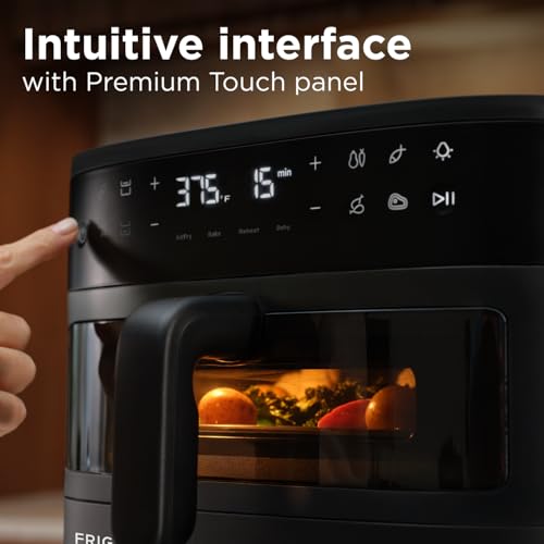 DualZone 4-in-1 Stacked Air Fryer - 11.6qt Capacity, with Sync Cook and Sync Finish - 4 Pre-Programmed Air Fry Settings, Black - image 2