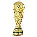 PRDECE Giocattolo della Coppa del Mondo di Altezza 36CM della Mascotte del ricordo della Mascotte del Campione di Calcio della Coppa del Mondo di Colore Dorato di Grandi Dimensioni