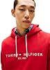 Sudadera con capucha de forro polar de peso medio para hombre Tommy Hilfiger con logo bordado, también disponible en tallas grandes y extra grandes 4
