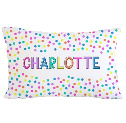 springcos Polka Dot Personalized Pillow Covers Girls