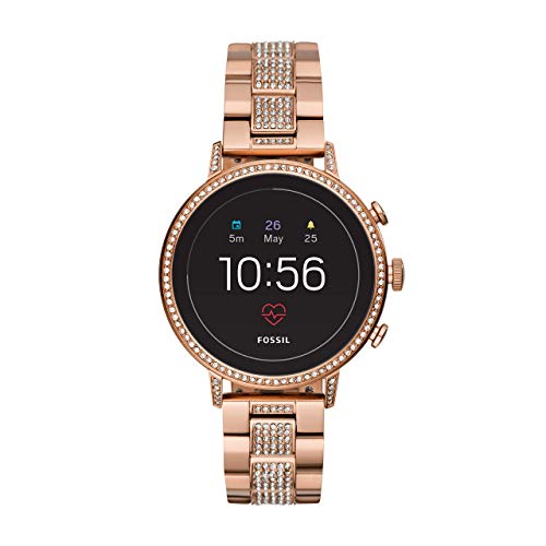 Preisvergleich Produktbild Fossil Damen Digital Smart Watch Armbanduhr mit Edelstahl Armband FTW6011 (Generalüberholt)