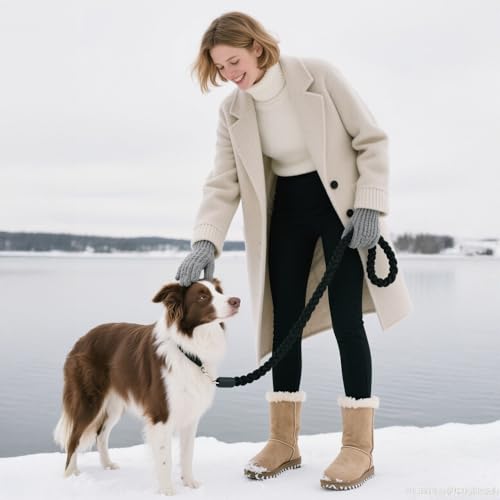 Blisset Women's Fleece Lined Leggings Thermal Warm Winter Tights High Waisted Soft Yoga Pants with Pockets3