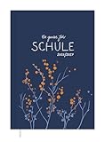 Eine der Guten Lehrerkalender 2026/2027 A4 Softcover – Lehrerplaner Schuljahr 2026 2027 | Leseband, Notenlisten & Klassenlisten | nachhaltig, FSC-Papier, klimaneutral | Blau mit Blumen
