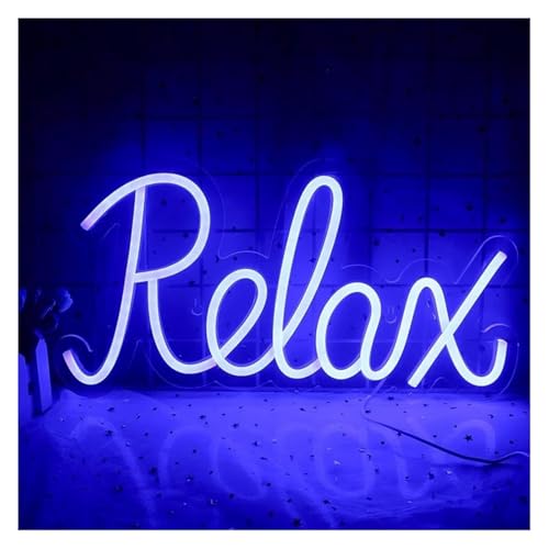 Néon LED mural Relax pour décoration de bar club et salon