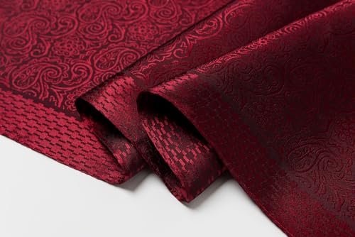 Image of 35 inch Men's Large Square Jacquard Scarf - Cowboy Wild Rugged Style, With Gift Packed