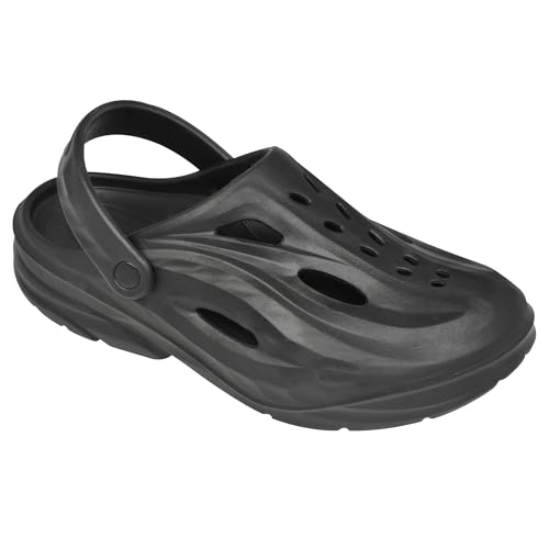 Image of Impakto by Ajanta Men's Classic Casual Clogs /Sandals with Adjustable Back Strap for Adult | Comfortable & Light Weight | Stylish & Anti-Skid | Waterproof & Daily Mules for Gents /Boys