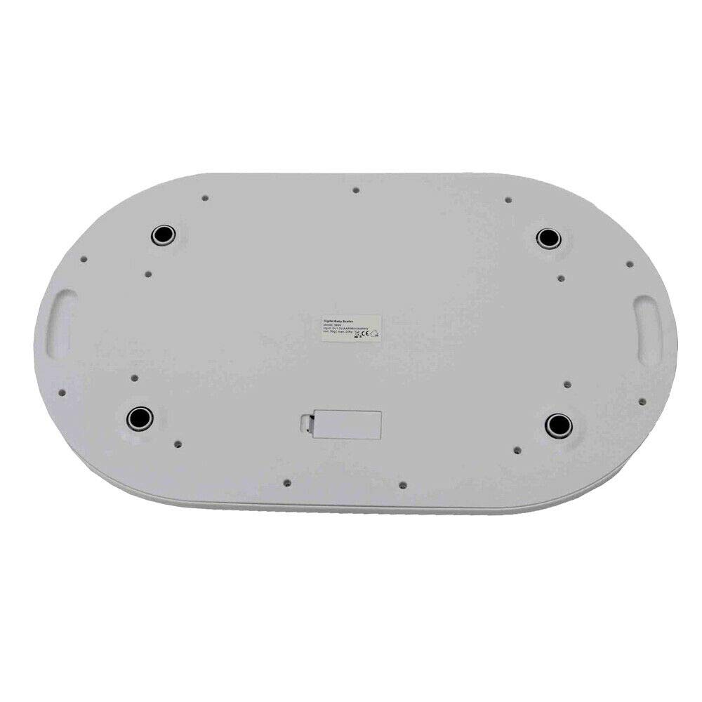 Báscula digital electrónica para bebés hasta 20 kg, pantalla LED digital, control de peso desde el nacimiento, pantalla LCD, función de tara, alta precisión de lectura
