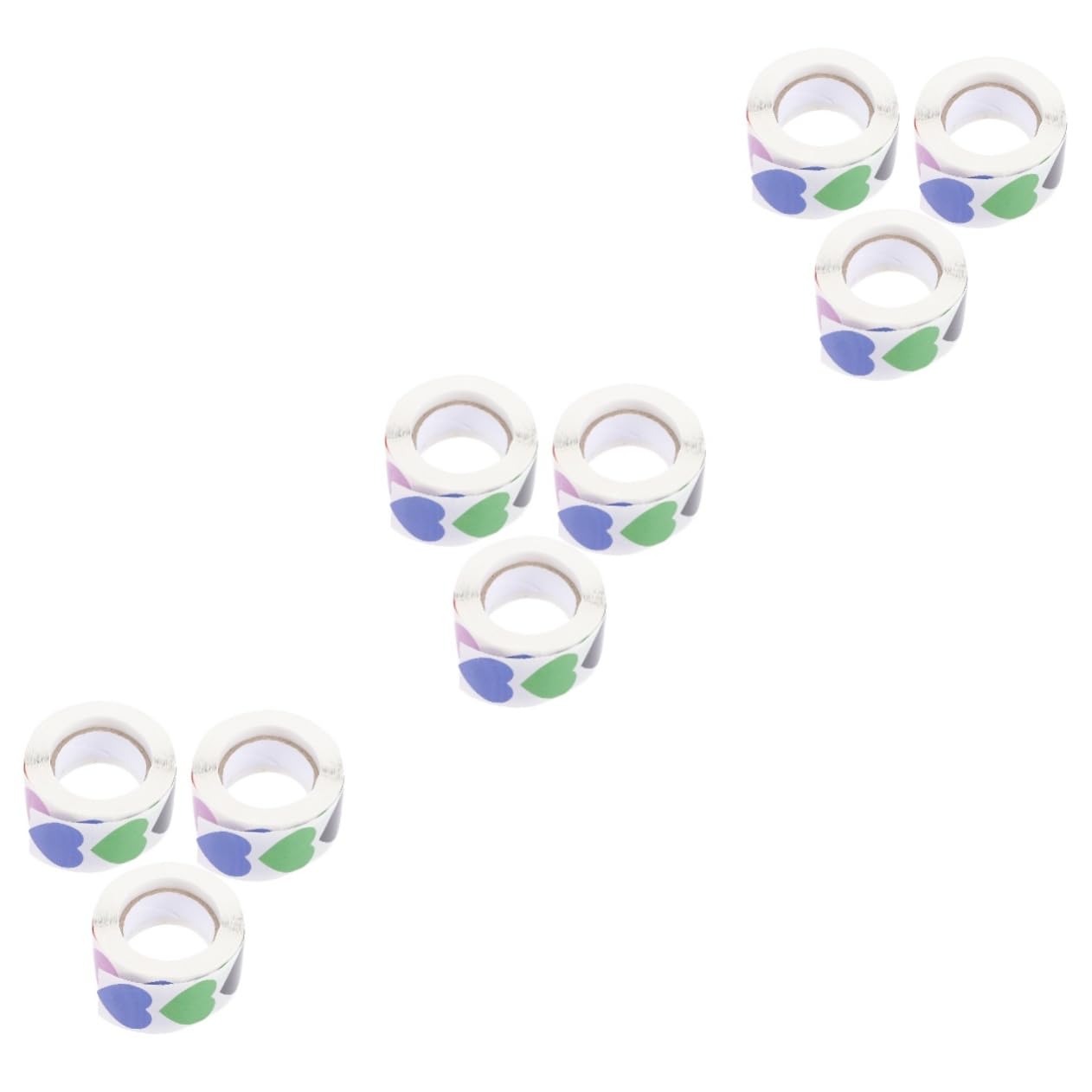 LALAFINA 4500pezzi Etichette Adesive Forma Di Cuore Per Decorazioni Di Matrimonio Regali e Buste Confezione Facile Da Applicare e Resistente Per Ogni Occasione