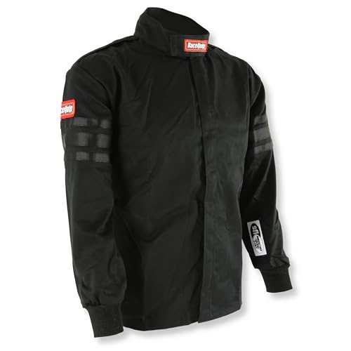 RaceQuip Pro-1 Driving Jacket SFI 3.2A Black Youth 2XL