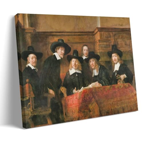 Toile Rembrandt d'exception - Cadre de décoration murale premium 40 x 60 cm