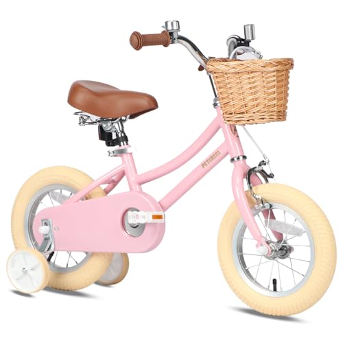 Petimini 12 Inch Kids Bike for Age 2 3 4 Years Old...