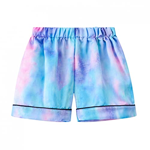 Girls Dinosaur Solid Sleepwear Shorts T Clothes Set Kids Pajamas Boys Toddler Girl Girls Summer Pajamas Size 64