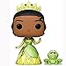 naiping The Princess and The Frog Pop Figure Princess Tiana and Naveen Chibi Vinly PVC Decor Collection Model Collector's Item