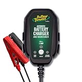 Battery Tender Junior 12V, 800mA Battery Charger and Maintainer for Lead Acid and Lithium Batteries - Switchable Battery Charger for Powersports - 022-0199-DL-WH